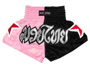 Boxsense Kid Muay Thai Shorts : BXSKID-005-LightPink