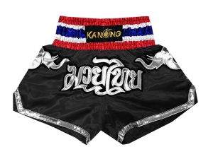 Kanong Kids Thai Boxing Shorts : KNS-125-Black-K