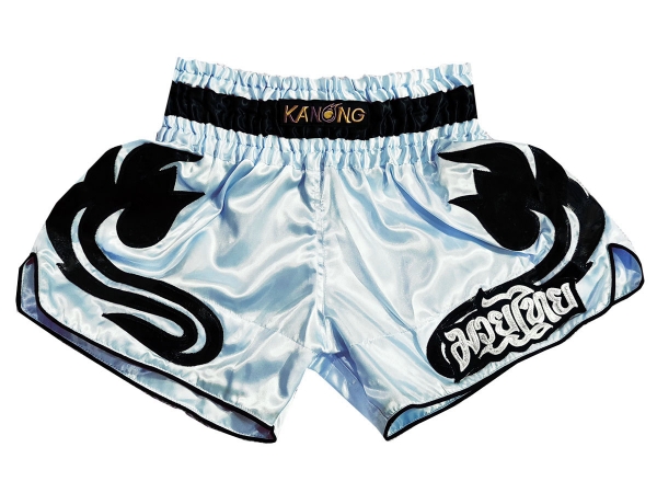 Kanong Muay Thai Boxing Shorts : KNSRTO-209-LightBlue