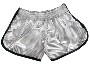 Kanong Women Boxing Shorts : KNSWO-401-Silver