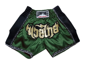 Lumpinee Children Muay Thai Boxing Shorts : LUMRTO-003-DarkGreen-K