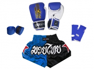 Muay Thai Complete Set for Kids : Blue