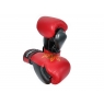 Kanong Real Leather Boxing Gloves : Black-Silver