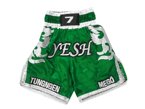 Custom Training and Fight Boxing Shorts : KNBXCUST-2033-Green