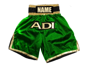 Custom Training and Fight Boxing Shorts : KNBXCUST-2036-Green