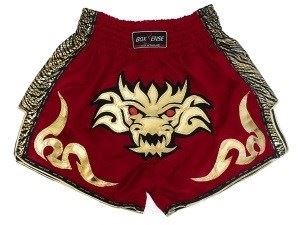 Boxsense Muay Thai Boxing Shorts : BXSRTO-026-Maroon