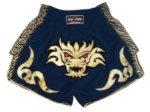 Boxsense Muay Thai Boxing Shorts : BXSRTO-026-Navy