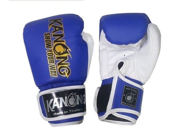 Kanong Kids Thai Boxing Gloves : Blue