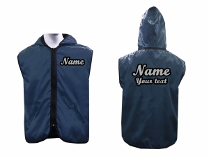 Custom Muay Thai Hoodies : Navy