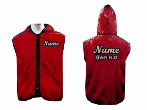 Custom Muay Thai Hoodies : Red