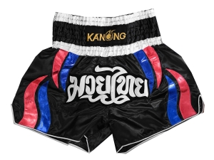 Kanong Muay Thai Shorts : KNS-138-Black