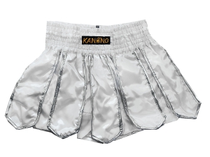 Kanong Muay Thai Shorts : KNS-139-White