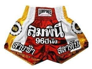 Lumpinee Muay Thai Boxing Shorts : LUM-001-Red