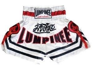 Lumpinee Muay Thai Boxing Shorts : LUM-036-White