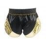 Kanong Women Muay Thai Boxing Shorts : KNSRTO-201-Black-Gold