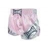 Kanong Women Muay Thai Boxing Shorts : KNSRTO-201-Pink-Silver