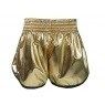 Kanong Women Muay Thai Boxing Shorts : KNSWO-401-Gold